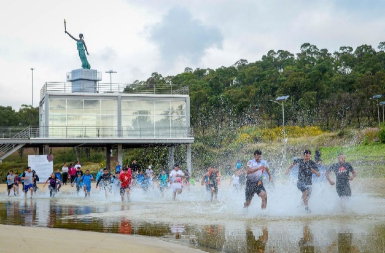 Realizan “Carrera Salvaje” en Parque Cerro de Amalucan (Fotos)