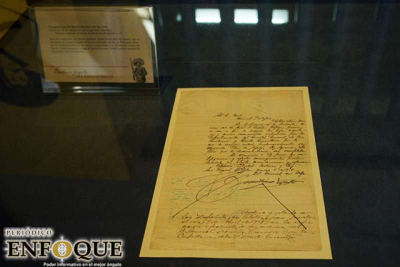 UNAM exhibe manuscrito inédito de zapata