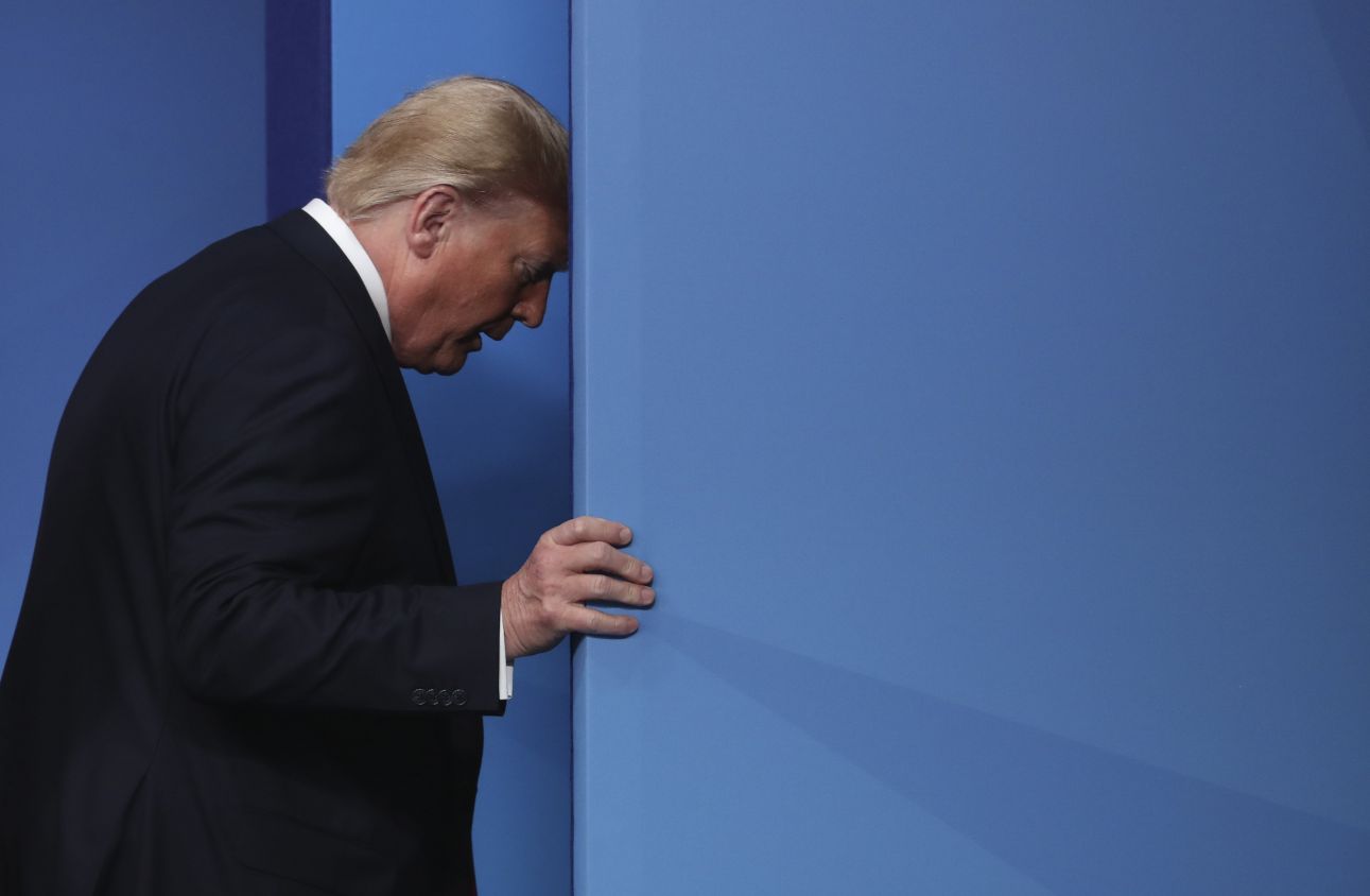 Trump cancela la rueda de prensa tras difundirse un vídeo en el que varios líderes parecen mofarse de él