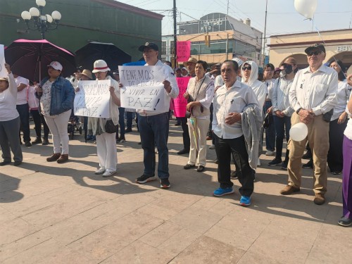 Marcha pacífica en Calpulalpan: comunidad exige acción contra la delincuencia