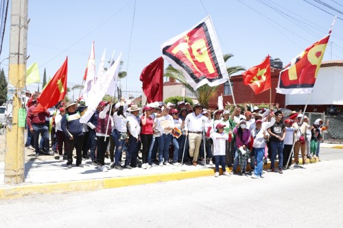 Omar Muñoz de “Juntos Seguiremos Haciendo Historia” escucha inquietudes de Reserva Territorial Quetzalcóatl