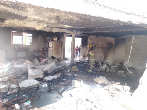 Al menos 4 lesionados tras explosión en domicilio de Xaloztoc