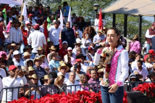 Claudia Sheinbaum expresa apoyo a Alejandro Armenta tras cierre de precampaña