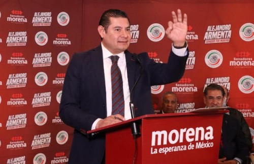 Armenta recibe constancia como candidato a la gubernatura por parte del PT y Verde Ecologista