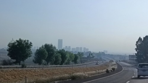 Mala calidad del aire regresa a zona metropolitana de Puebla por caída de ceniza