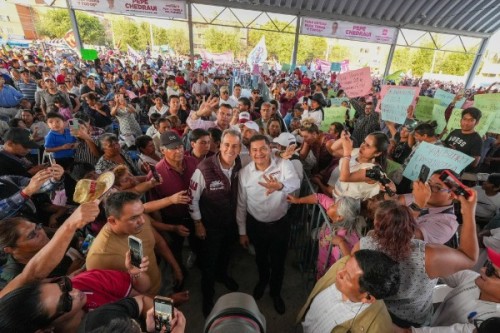 En arranque de Campaña José Chedraui promete calles pavimentadas y mayor seguridad