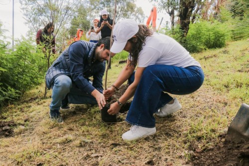 Impulsa Lupita Cuautle acciones conjuntas para un San Andrés Cholula más verde 