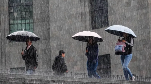Temporal de lluvias azotará México con tormentas eléctricas y granizo