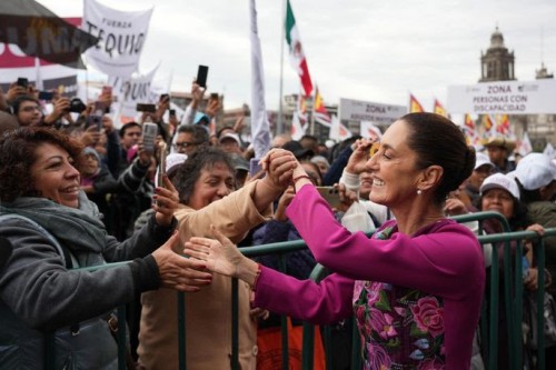 Claudia Sheinbaum celebra 100 días de transformación y avances en México