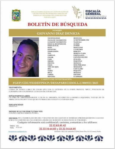 Preocupa en Tlaxcala alza de personas desaparecidas y no localizadas