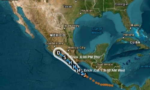 Gobierno de México instala Centro de Mando por tormenta Erick