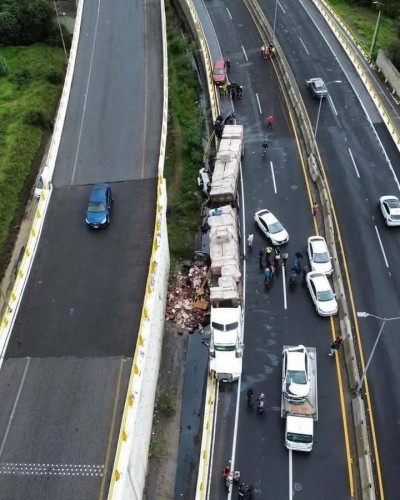 Nueve lesionados, saldo tras carambola en "El Molinito"