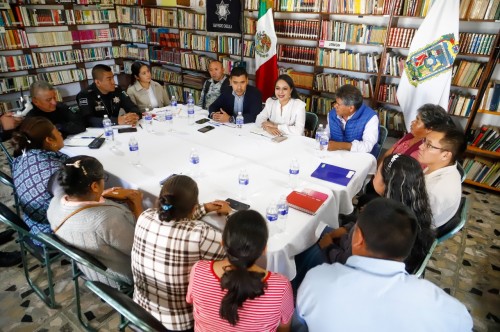 Tonantzin Fernández reafirma su compromiso con la seguridad en San Agustín Calvario