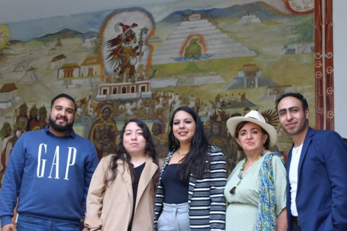 Mónica Ortiz Álvarez, primera comandante astronauta análoga de México, visita San Pedro Cholula