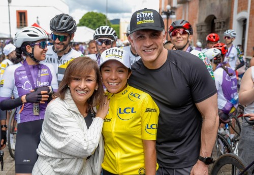 Gobernadora celebra saldo blanco en L’Étape Tlaxcala y anuncia más eventos