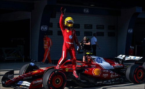 Lewis Hamilton logra su primera pole con Ferrari en el Gran Premio de China
