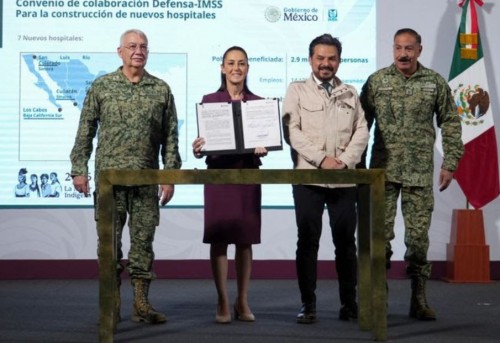 Sheinbaum impulsa la construcción de hospitales para 2.9 millones de personas