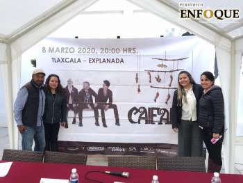 Presentan concierto de Caifanes en Tlaxcala
