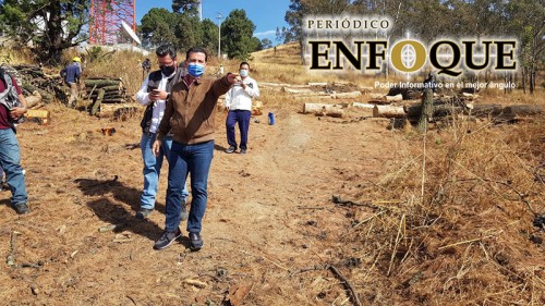 Rescate del cerro Zapotecas, donación de predio para hospital y apoyo a comerciantes con Arriaga