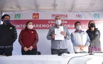 Autoridad electoral deja firme la coalición "Juntos Haremos Historia en Tlaxcala”