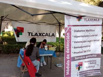 Realizan jornadas de salud en la capital tlaxcalteca