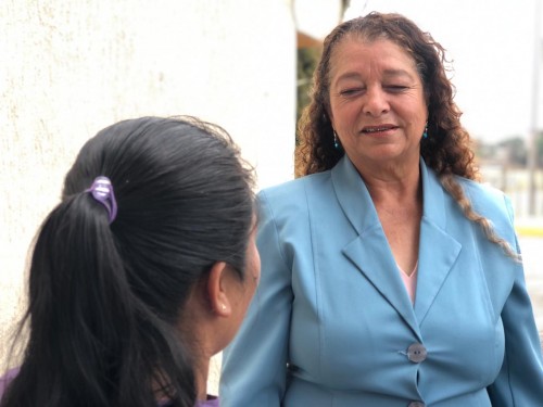 Esperanza González del partido MC en entrevista con Nueva Voz Domingo Arenas