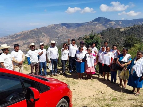 Aarón Castillo del PSI realiza cierre de campaña en Coxcatlán