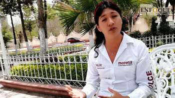 La Candidata de Morena propone crear la Casa de la Juventud en Cuautinchán