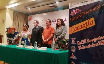 Presentan la cuarta edición del Festival Nacional De Danza Folklórica Cacaxtla
