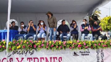 Apizaco lleva a cabo desfile de “Toros y Trenes” como inicio de las Romerías 2022