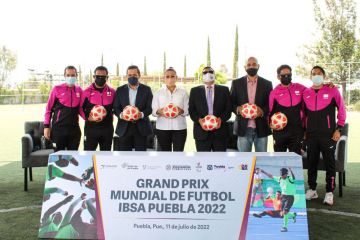 Puebla será sede del Grand Prix Mundial de Futbol para Ciegos 