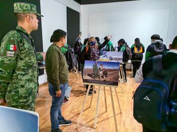 Ayuntamiento de Tlaxcala expone fotografías en conjunto con SEDENA