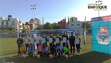 Eduardo Rivera presentó el Torneo de los Barrios de Futbol