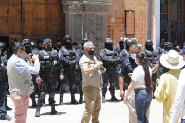 Detienen a tres en manifestación juvenil, en Tlaxcala
