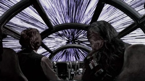Cómo sería viajar a la velocidad del halcón milenario de Star Wars, según la ciencia 