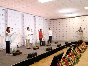 Este jueves será el último debate de aspirantes a la gubernatura de Hidalgo