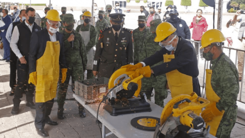 Policía estatal de Hidalgo ha asegurado 97 armas en el último año