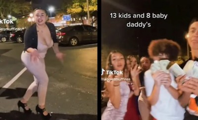 Mujer responde a críticas por tener 13 hijos de 8 padres distintos y se hace viral (Vídeo)
