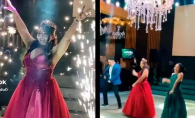Usuarios de redes se sorprender por baile de Quinceañera de 50 años y se hace viral(Vídeo)