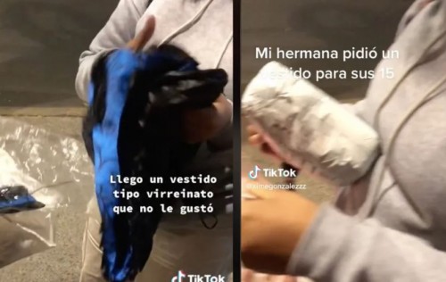  "Parecía disfraz": Joven compra vestido en línea para sus XV Años; se lleva una decepción (Vídeo)