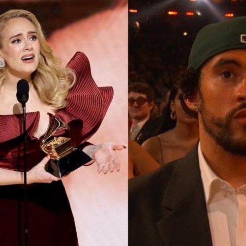 ¿No soportó? Así fue la reacción de Bad Bunny al perder en los Premios Grammy 2023 contra Adele