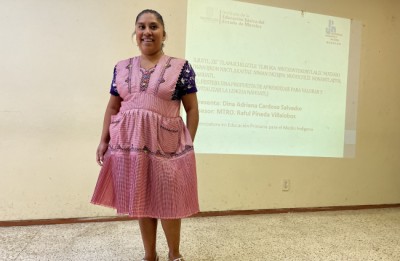Dina Cardoso, la mujer que se graduó con tesis escrita en náhuatl