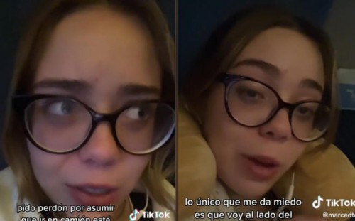 Mujer desata criticas por comprar dos asientos para no compartir lugar con alguien más en el bus (Vídeo)