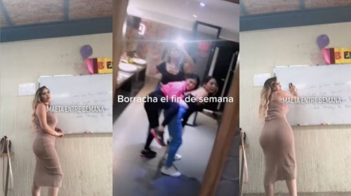 Maestra muestra actividades que realiza los fines de semana y se hace viral (Vídeo)