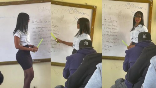 Maestra es grabada por alumnos en su clase sin imaginar el impacto en redes sociales (Vídeo)