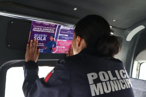 San Pedro Cholula impulsa campaña para erradicar el acoso en el transporte público