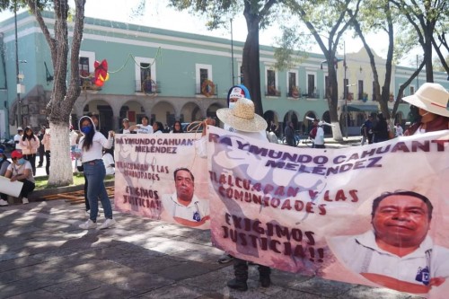 Pobladores de Tlalcuapan insisten en la inocencia de Raymundo y Saúl