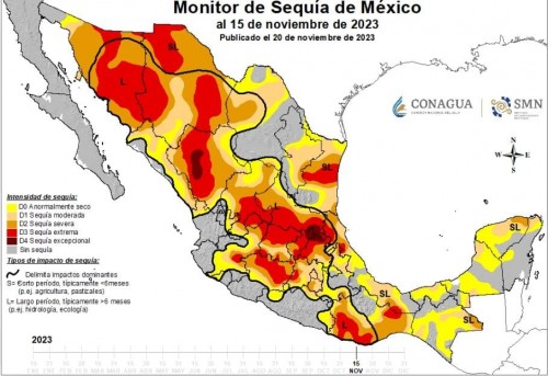 Más del 90% del estado se mantiene libre de sequía: MSM