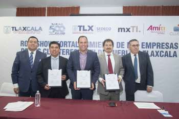 Firman convenio Clústeres de Tecnologías de la Información de Tlaxcala y Puebla