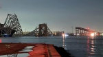 Cae puente en Baltimore tras choque de buque